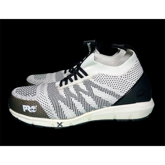 Timberland PRO Womens Radius Knit Slip-On White Safety Shoes Size 7.5 - Picture 3 of 8